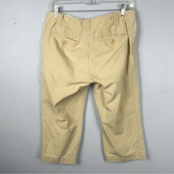 Lily Pulitzer Cotton Khaki Chino Capris Size 6 Pants - Picture 6 of 6